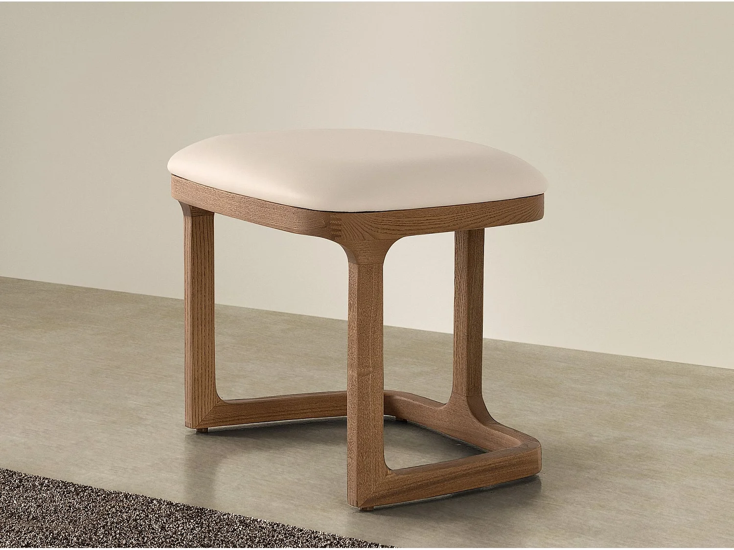 Banquette en similicuir couleur sable 5199 ANGEL CERDA