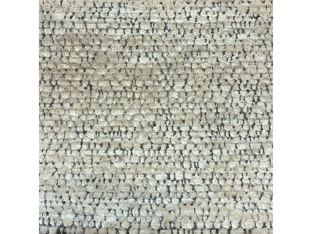 Sofá cama de tela chenilla, 3 plazas beige