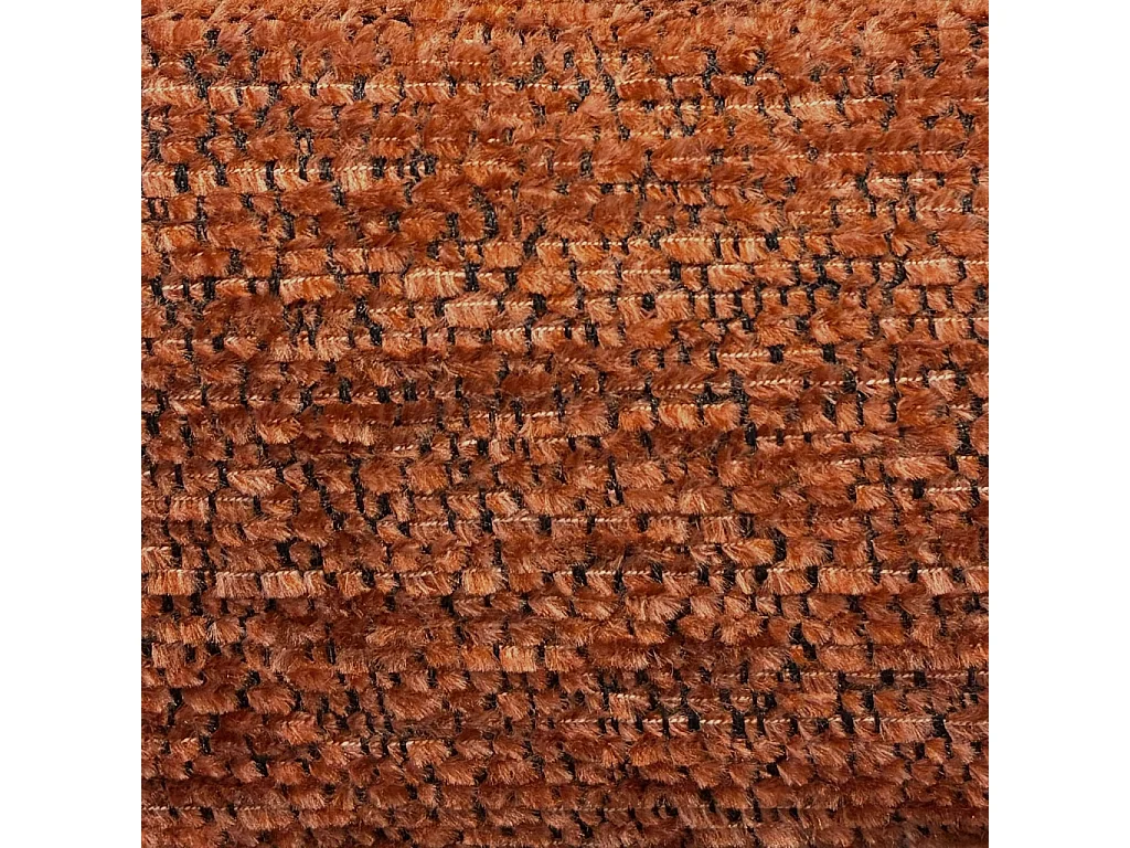 Banquette convertible tissu chenille 3 places terracotta - Klik