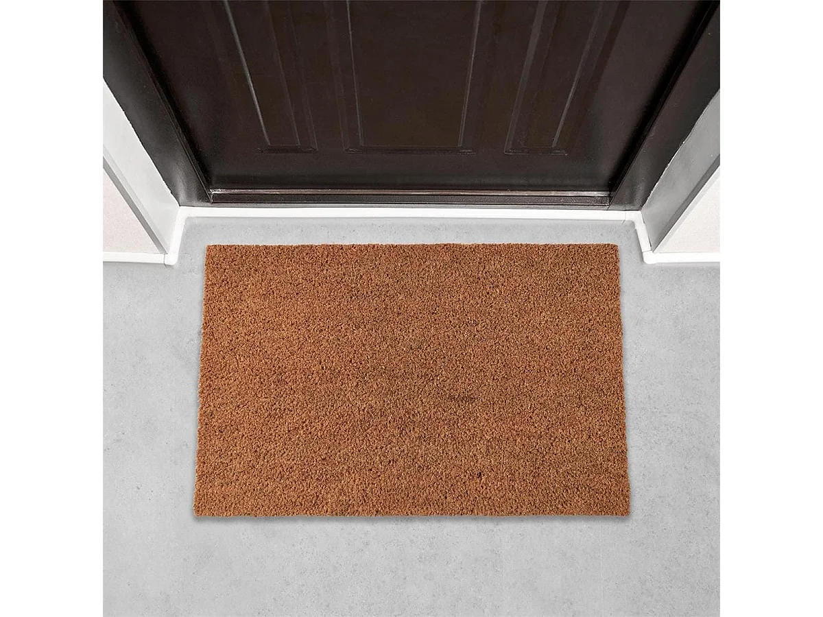 Tapis d'Entrée Brossant Coco 40x60cm, Ultra Efficace, Fibre Naturelle - QUORE
