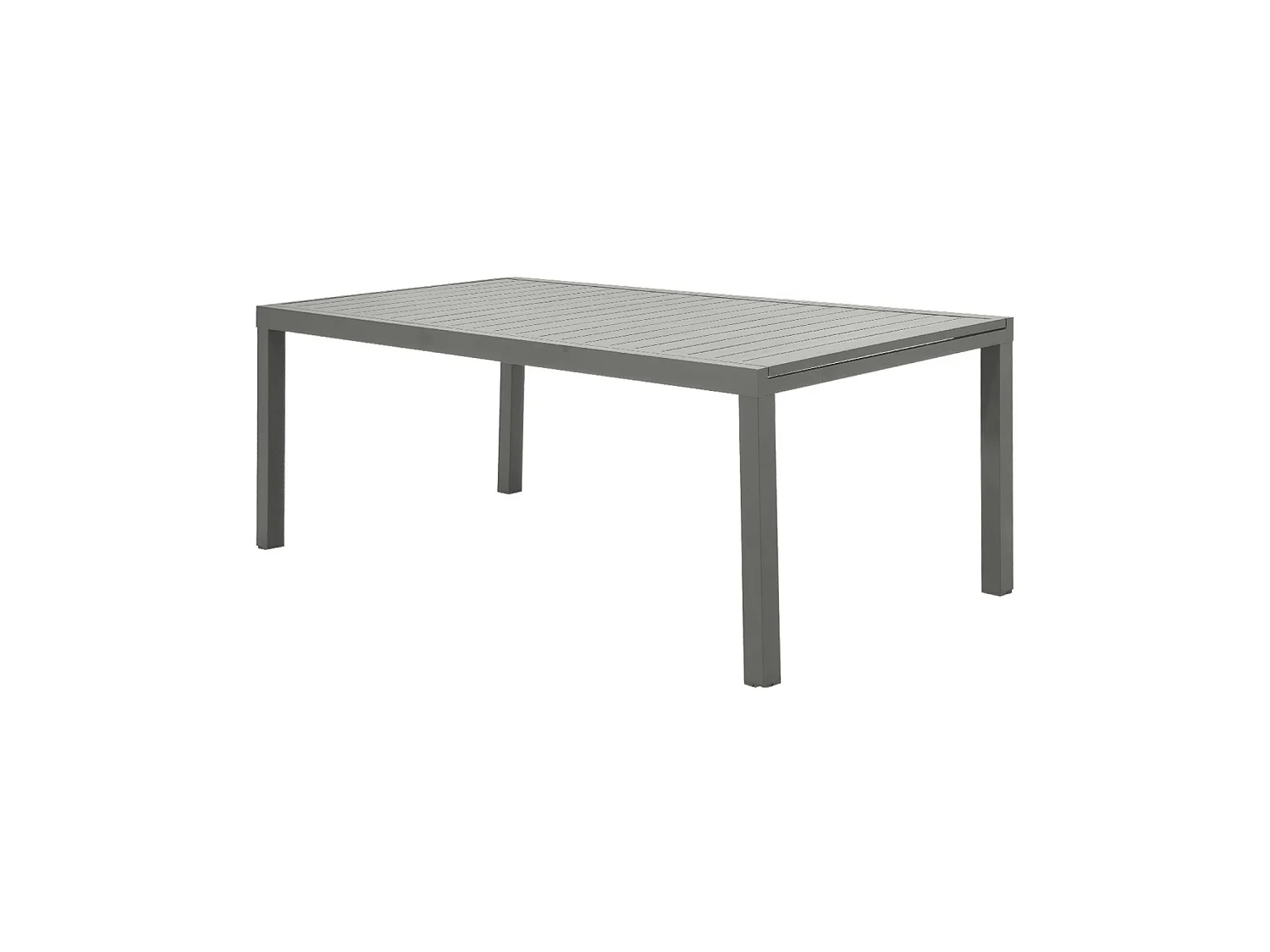 Table de jardin extensible aluminium 10-12 places kaki - Elora