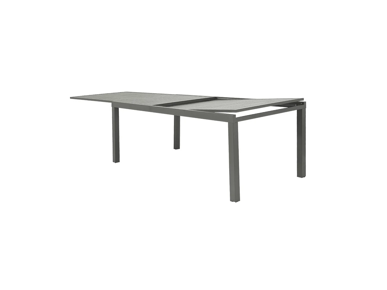 Table de jardin extensible aluminium 10-12 places kaki - Elora