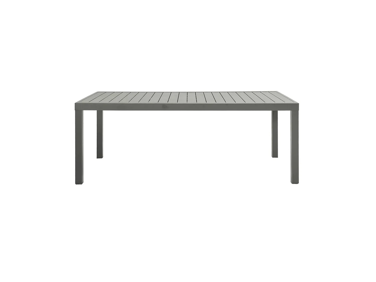 Table de jardin extensible aluminium 10-12 places kaki - Elora