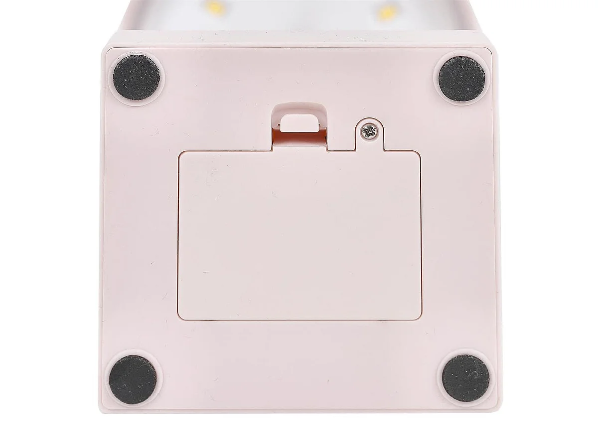 Lampe à poser led tactile rose rechargeable USB avec 3 intensités de lumière blanche