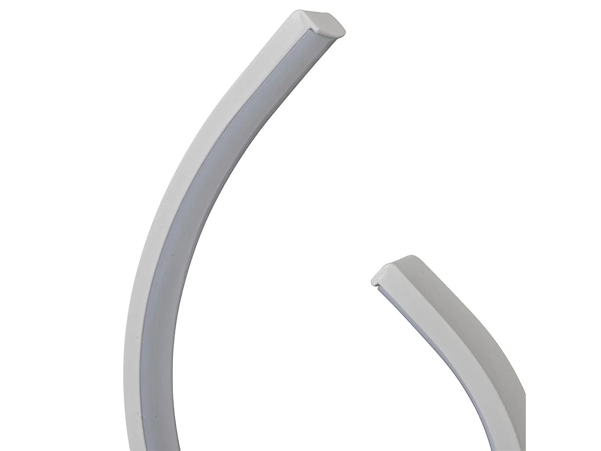 Lampe LED design blanc à poser éclairage blanc chaud