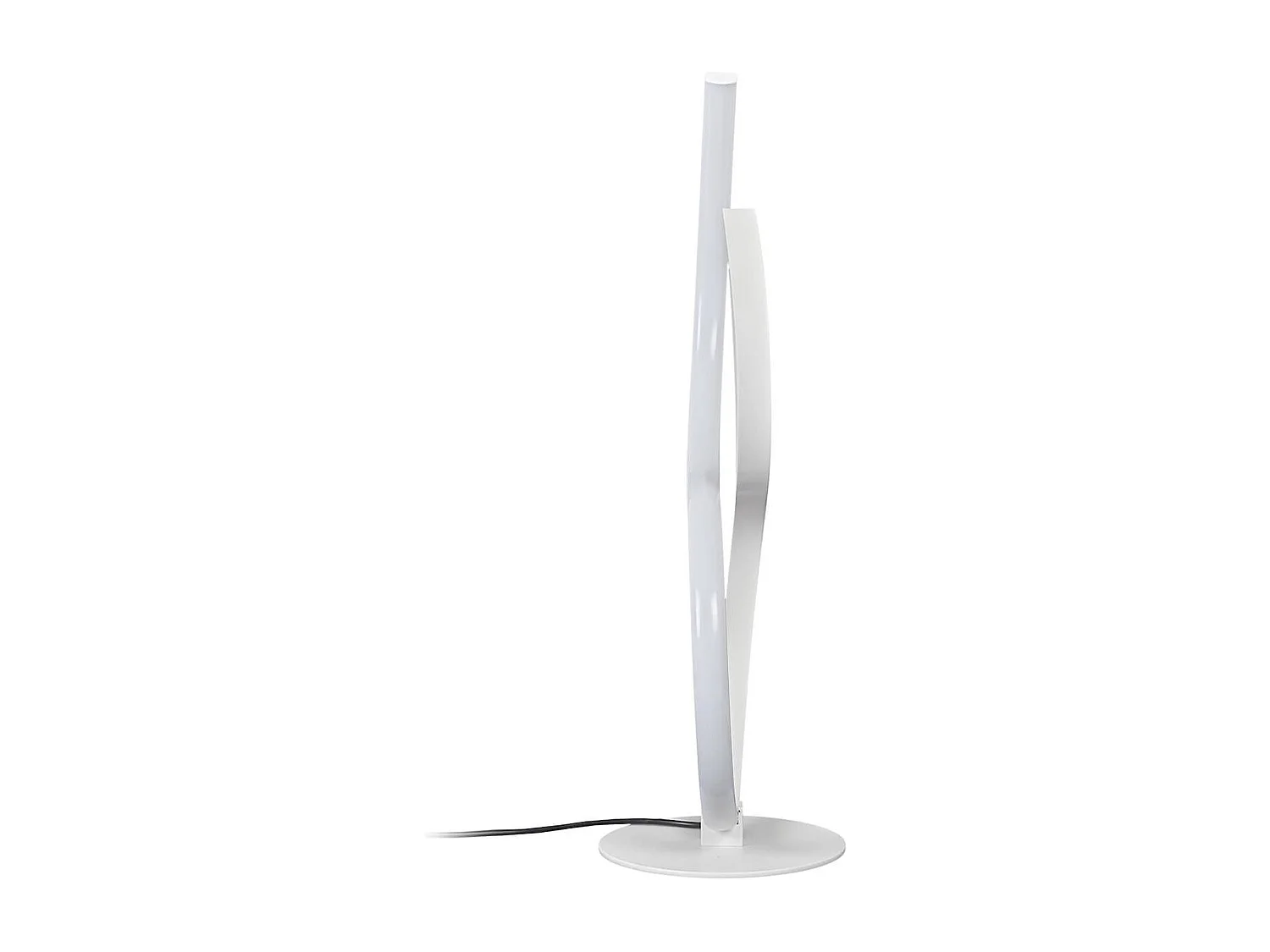 Lampe LED design blanc à poser éclairage blanc chaud