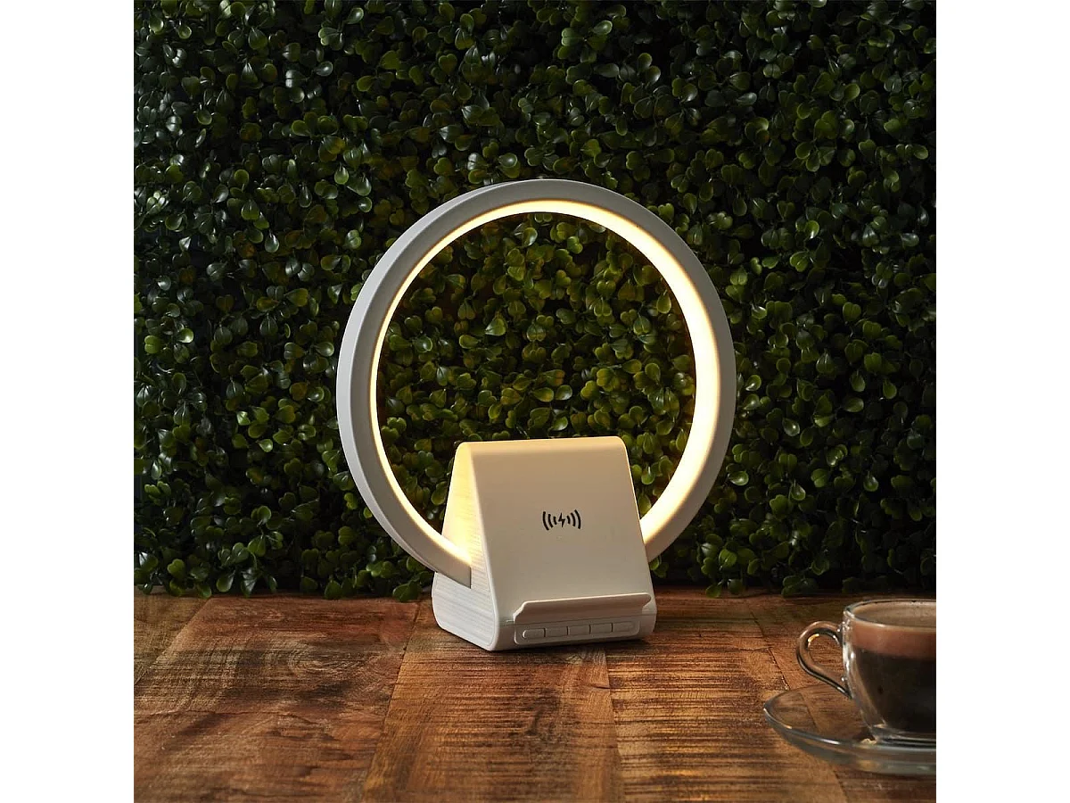Lampe Chargeur Induction 5W avec Enceinte - ZOLAN