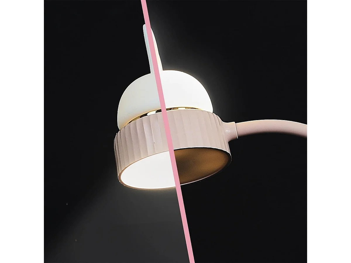Lampe ou veilleuse de bureau led chat rose kawaii rechargeable avec 3 niveaux de luminosité