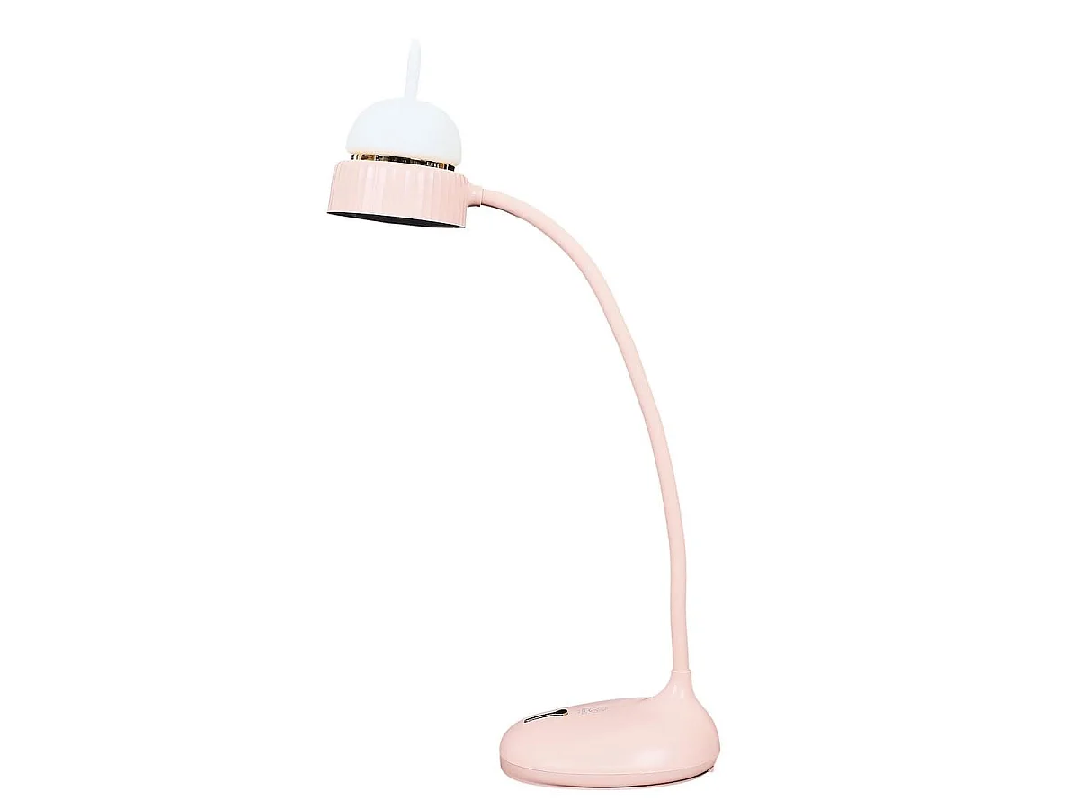 Lampe ou veilleuse de bureau led chat rose kawaii rechargeable avec 3 niveaux de luminosité