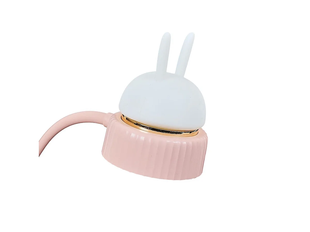 Lampe ou veilleuse de bureau led chat rose kawaii rechargeable avec 3 niveaux de luminosité