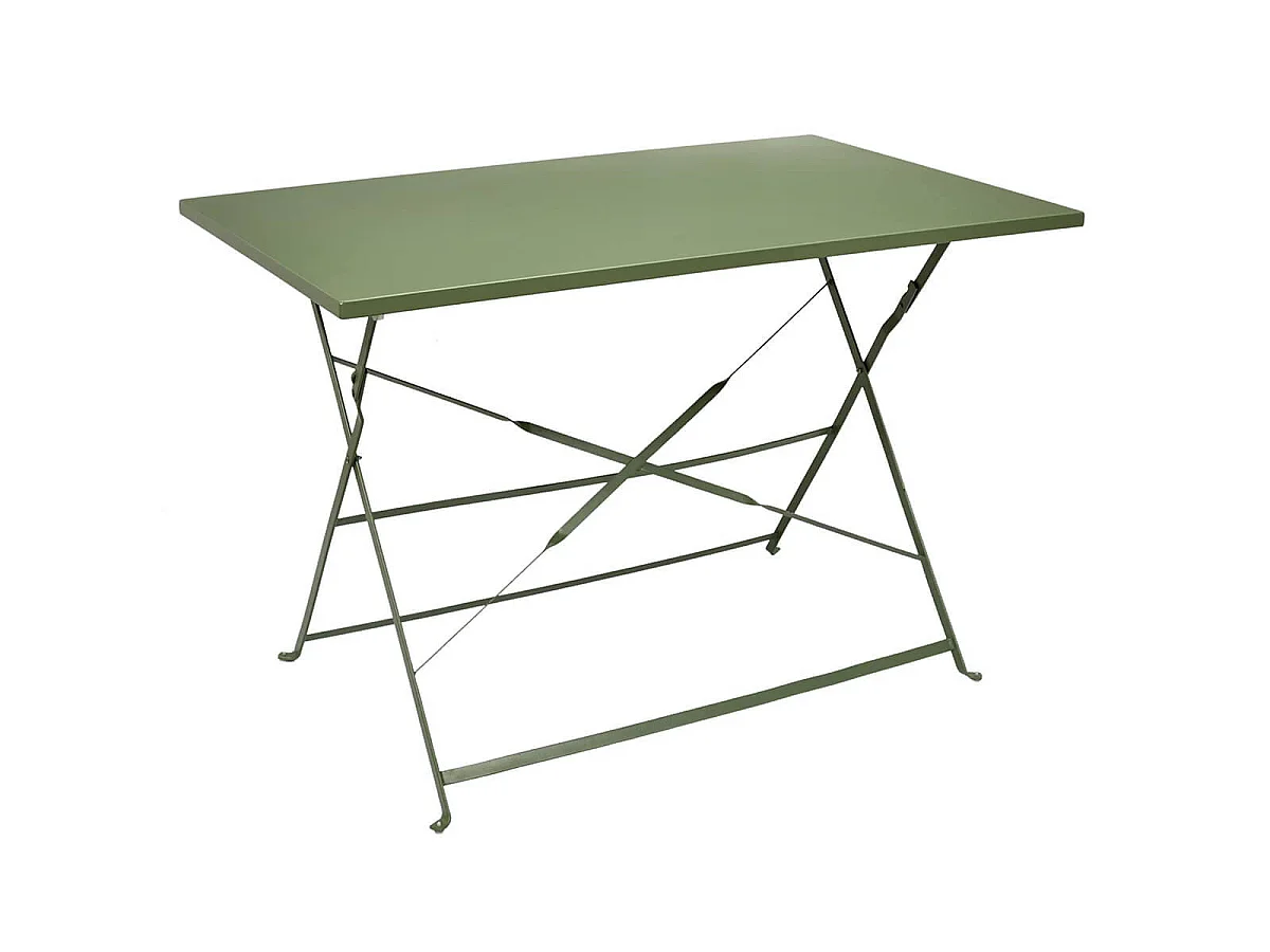 Table de Jardin Pliante 110x70cm Coloris Kaki - MANAE