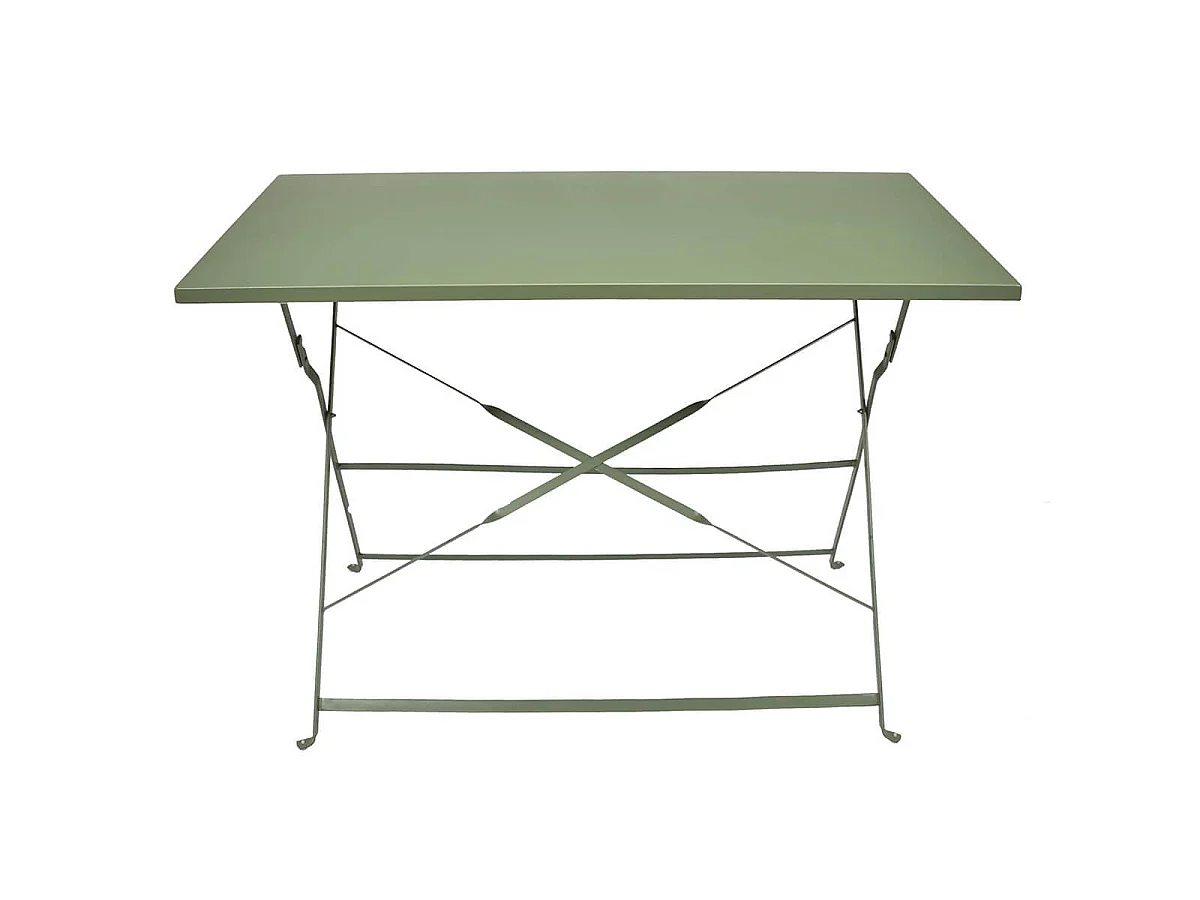Table de Jardin Pliante 110x70cm Coloris Kaki - MANAE
