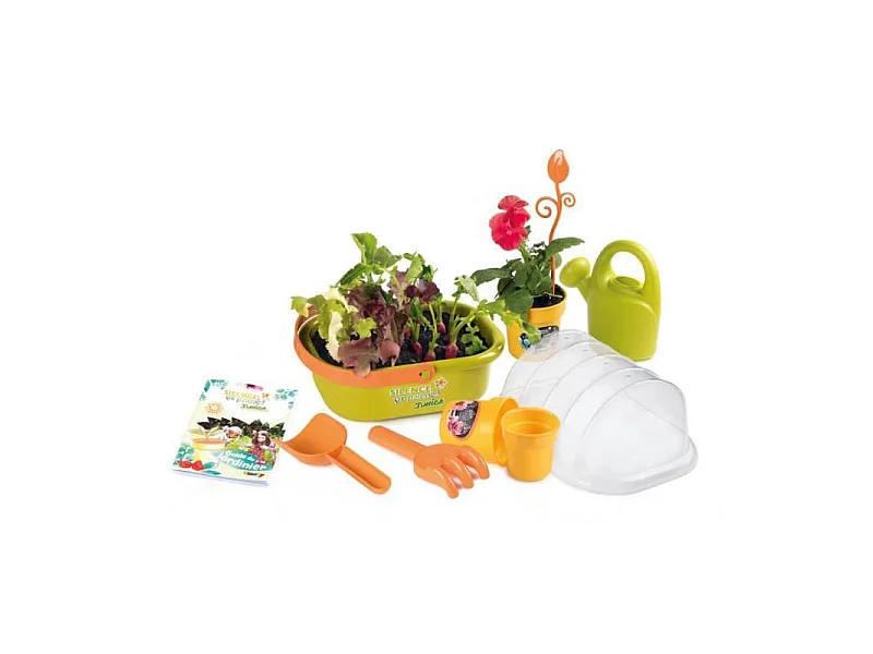 SMOBY Mini Serre « Silence ça Pousse » – Kit mini serre pour enfant