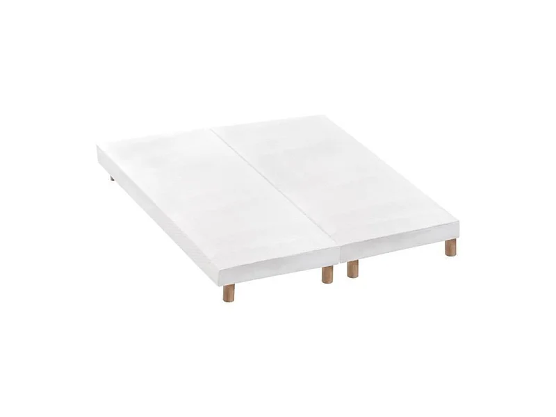 Ensemble matelas 180x200 cm + sommiers 2x90x200 cm - Ressorts ensachés - 7 zones de confort - 27 cm - Équilibré - DEKO DREAM