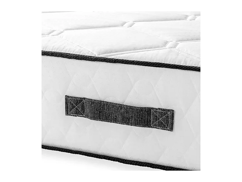 Ensemble matelas 180x200 cm + sommiers 2x90x200 cm - Ressorts ensachés - 7 zones de confort - 27 cm - Équilibré - DEKO DREAM