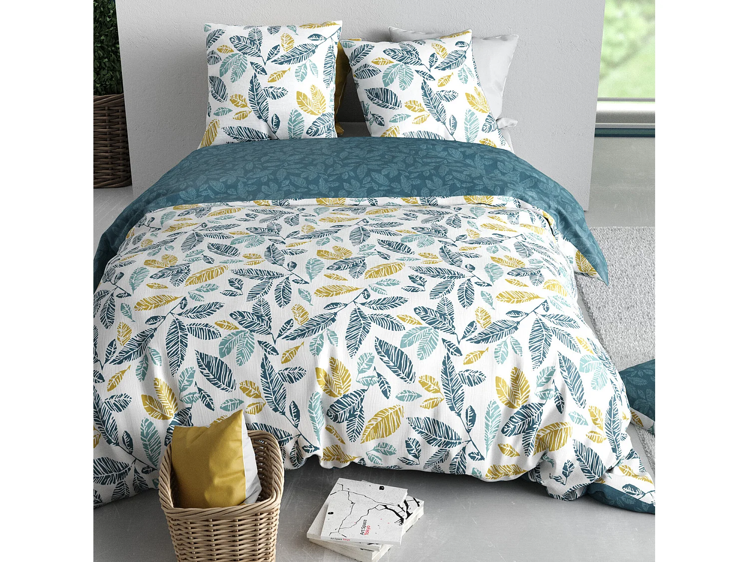 Parure Housse De Couette  Natou 100% Coton Imprimée