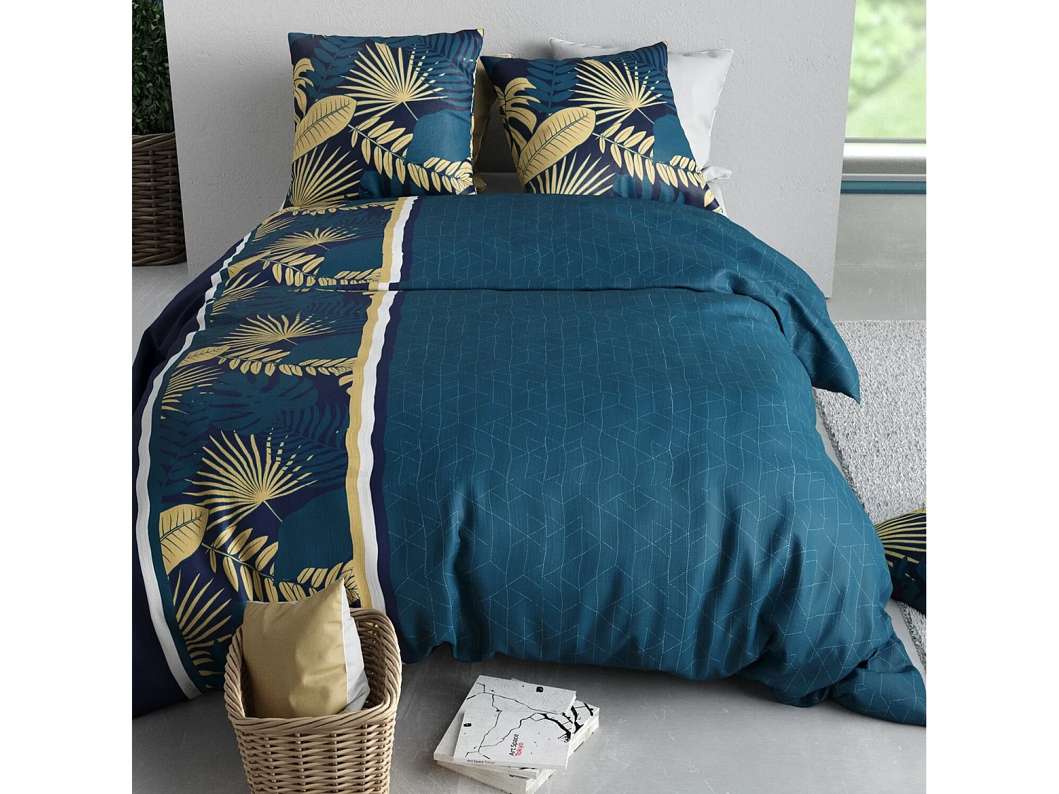 Parure housse de couette TROPEAL Coton 57 fils