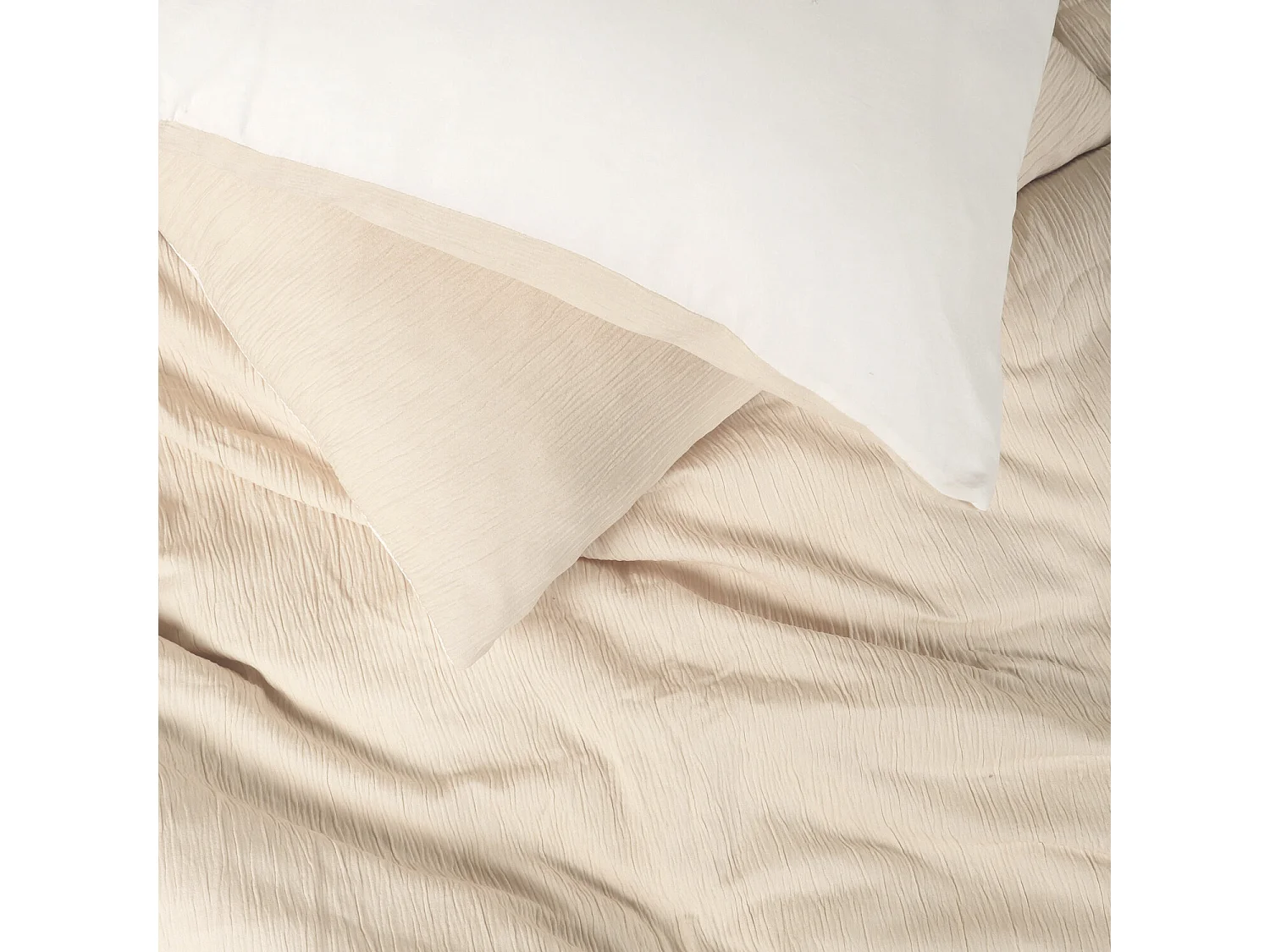 Parure Housse De Couette Gaze De Microfibre Bicolore