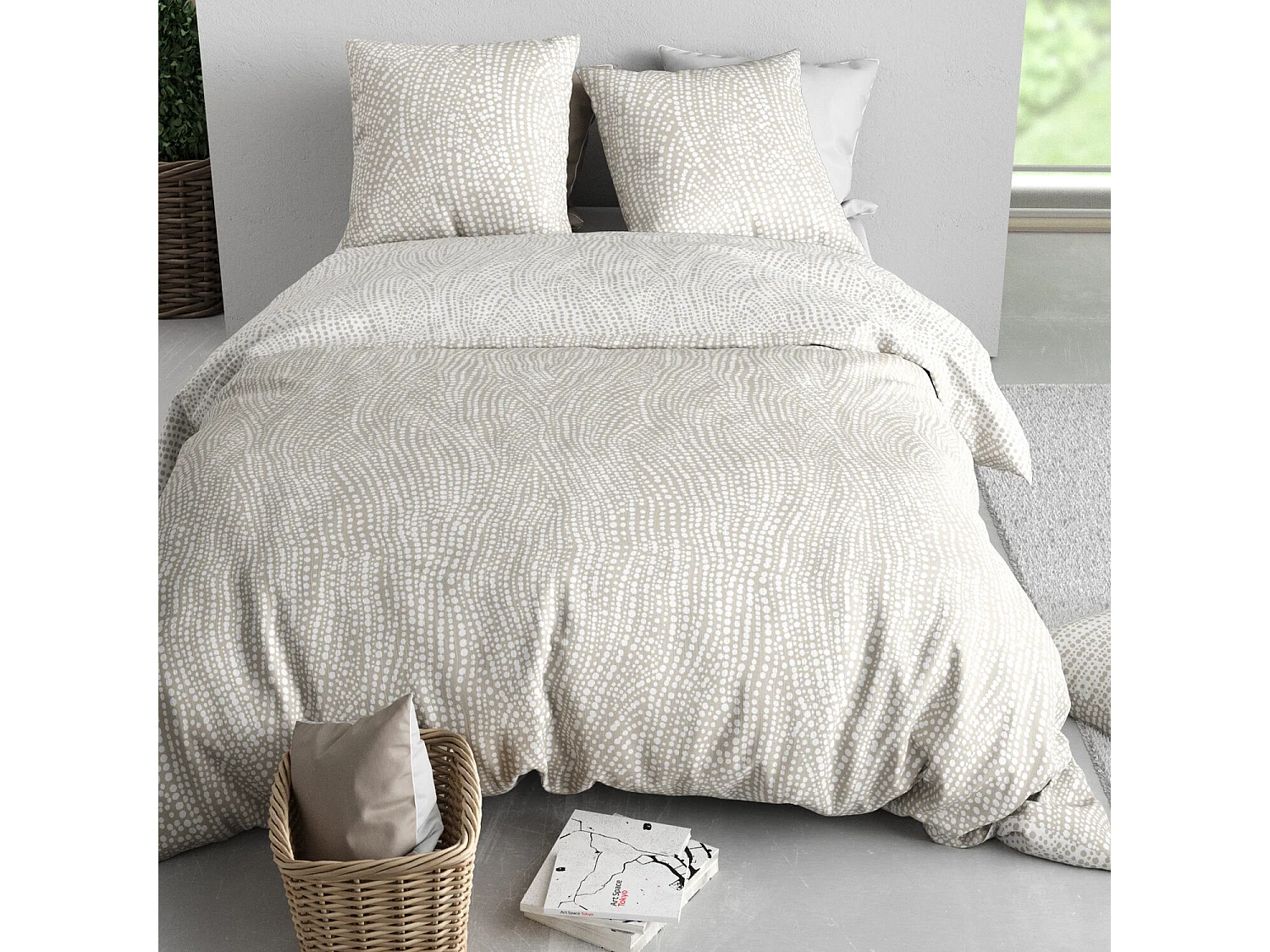 Parure Housse De Couette  Nairobi 100% Coton Imprimée
