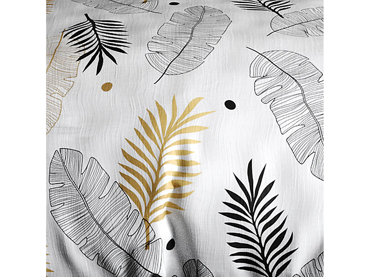 Parure Housse De Couette Envole 100 % Coton Gris
