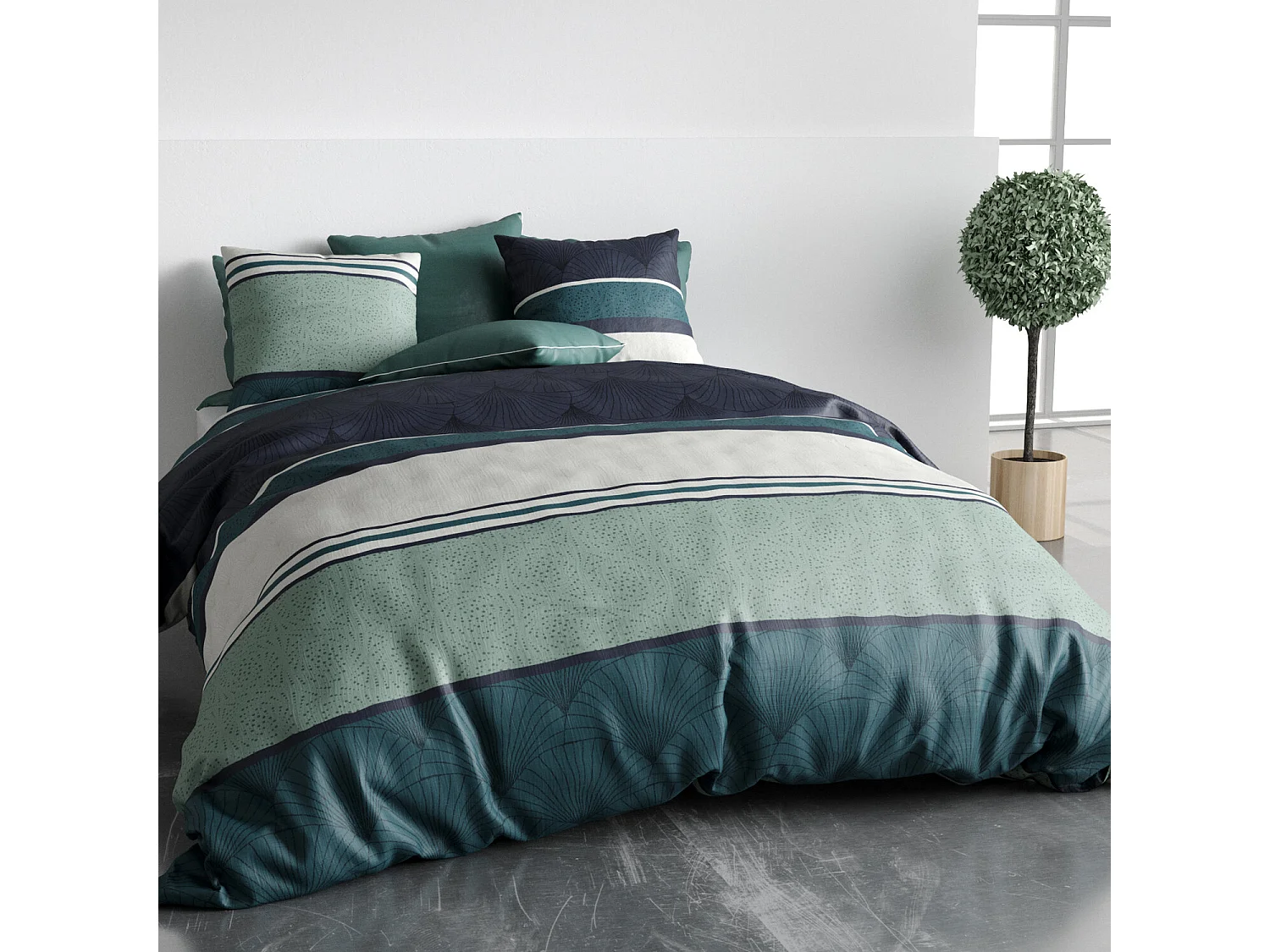 Parure Housse De Couette  Antika 100% Coton Imprimée