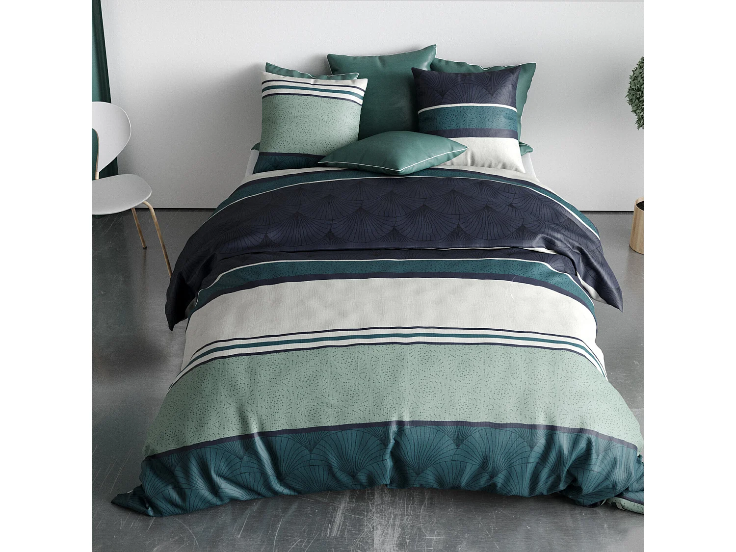 Parure Housse De Couette  Antika 100% Coton Imprimée