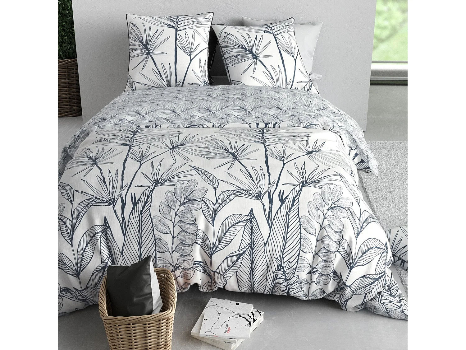 Parure Housse De Couette  Orphee 100% Coton Imprimée