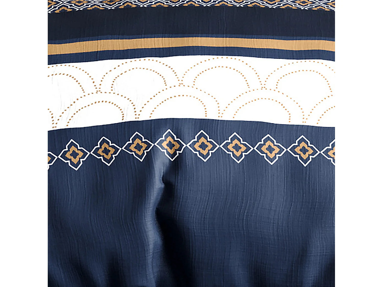 Parure housse de couette kalypso coton imprimée