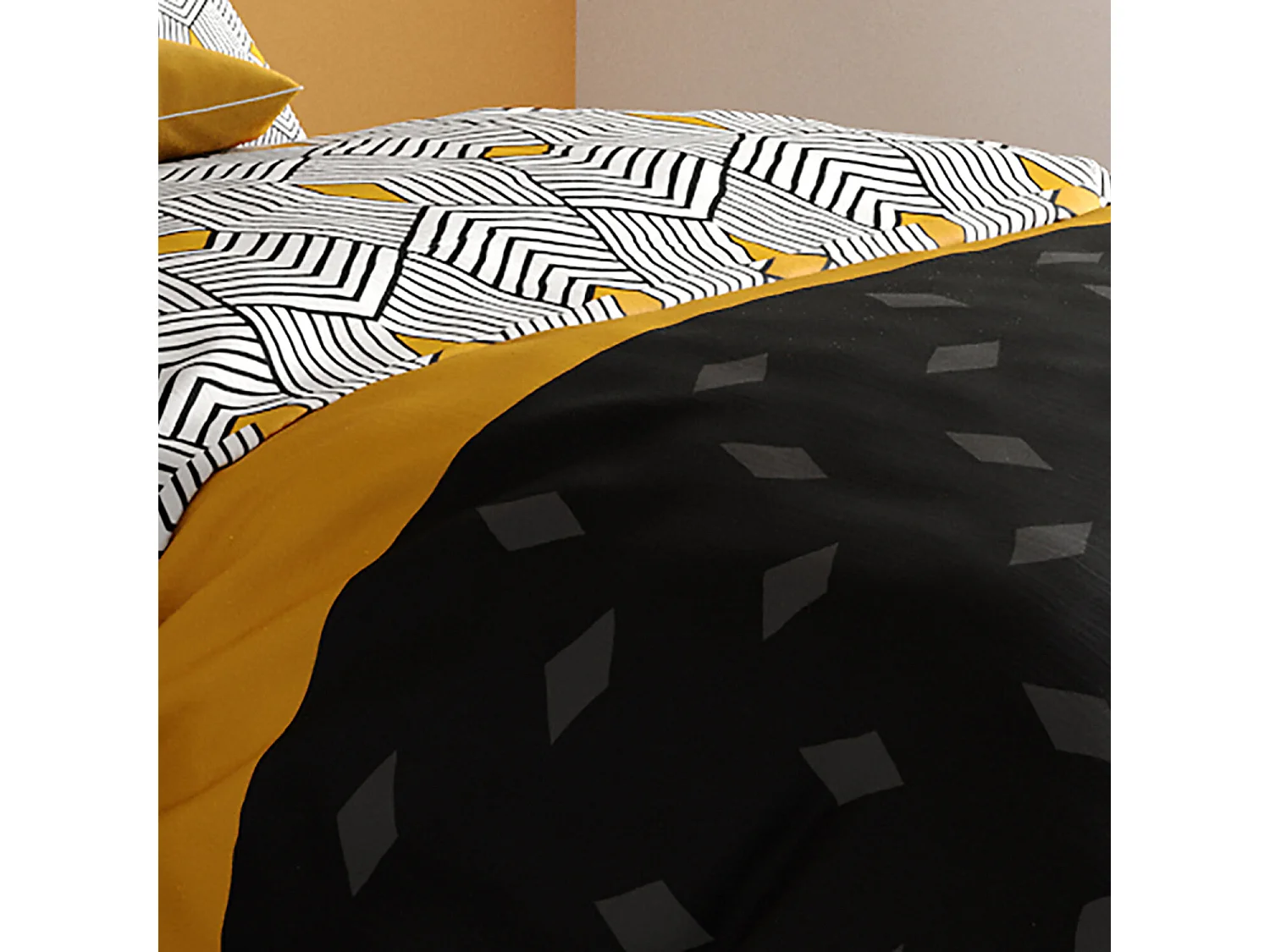 Parure Housse De Couette Faro Coton 57 Fils