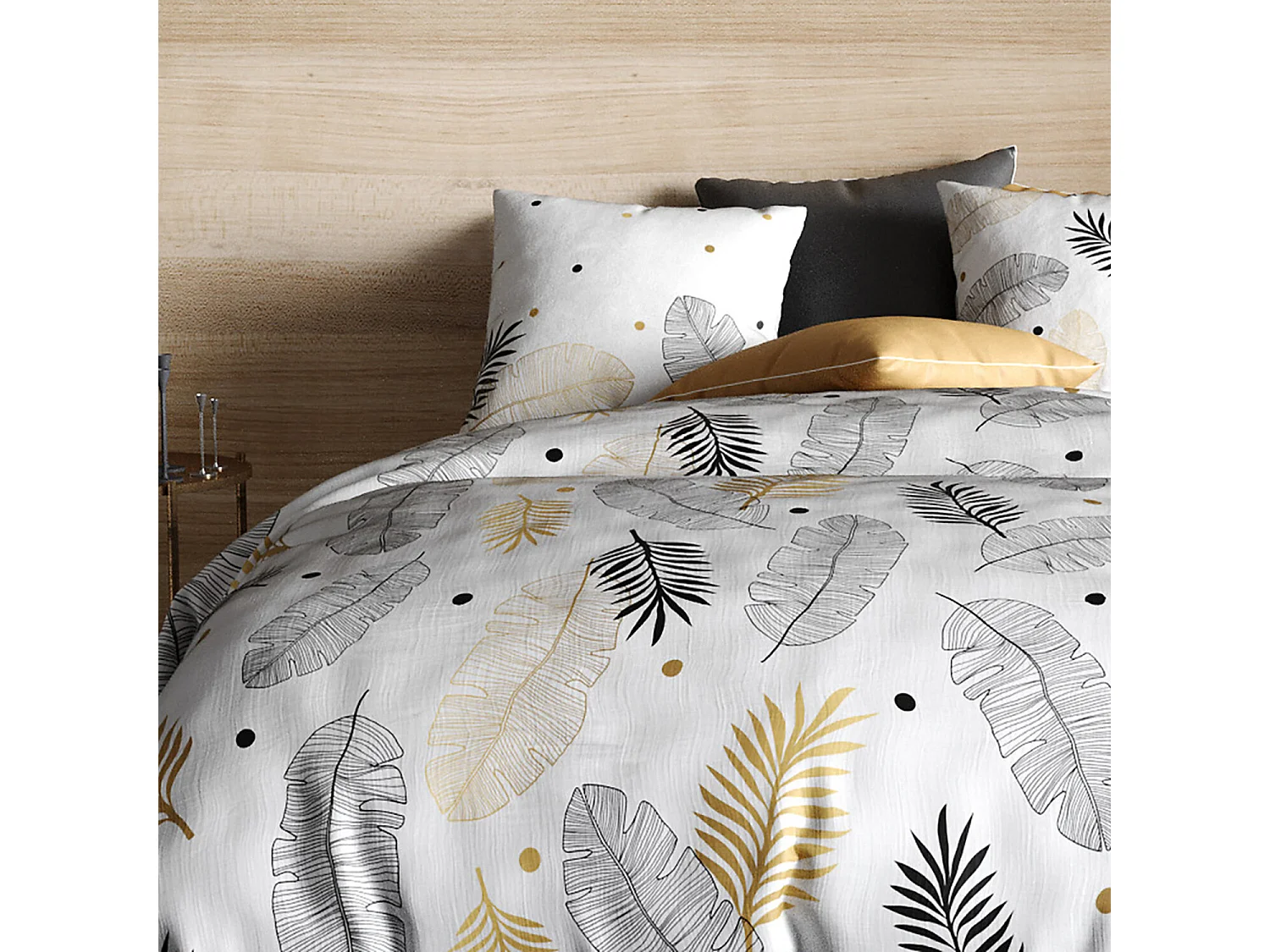 Parure housse de couette envole coton imprimée