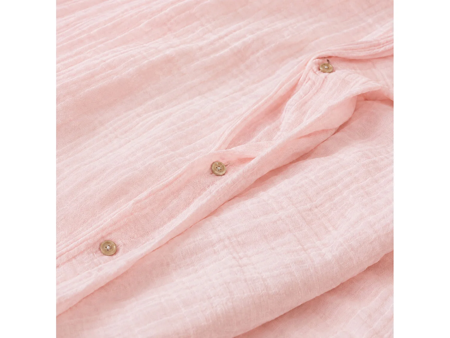 Parure Housse De Couette 100% Gaze De Coton Rose Lotus