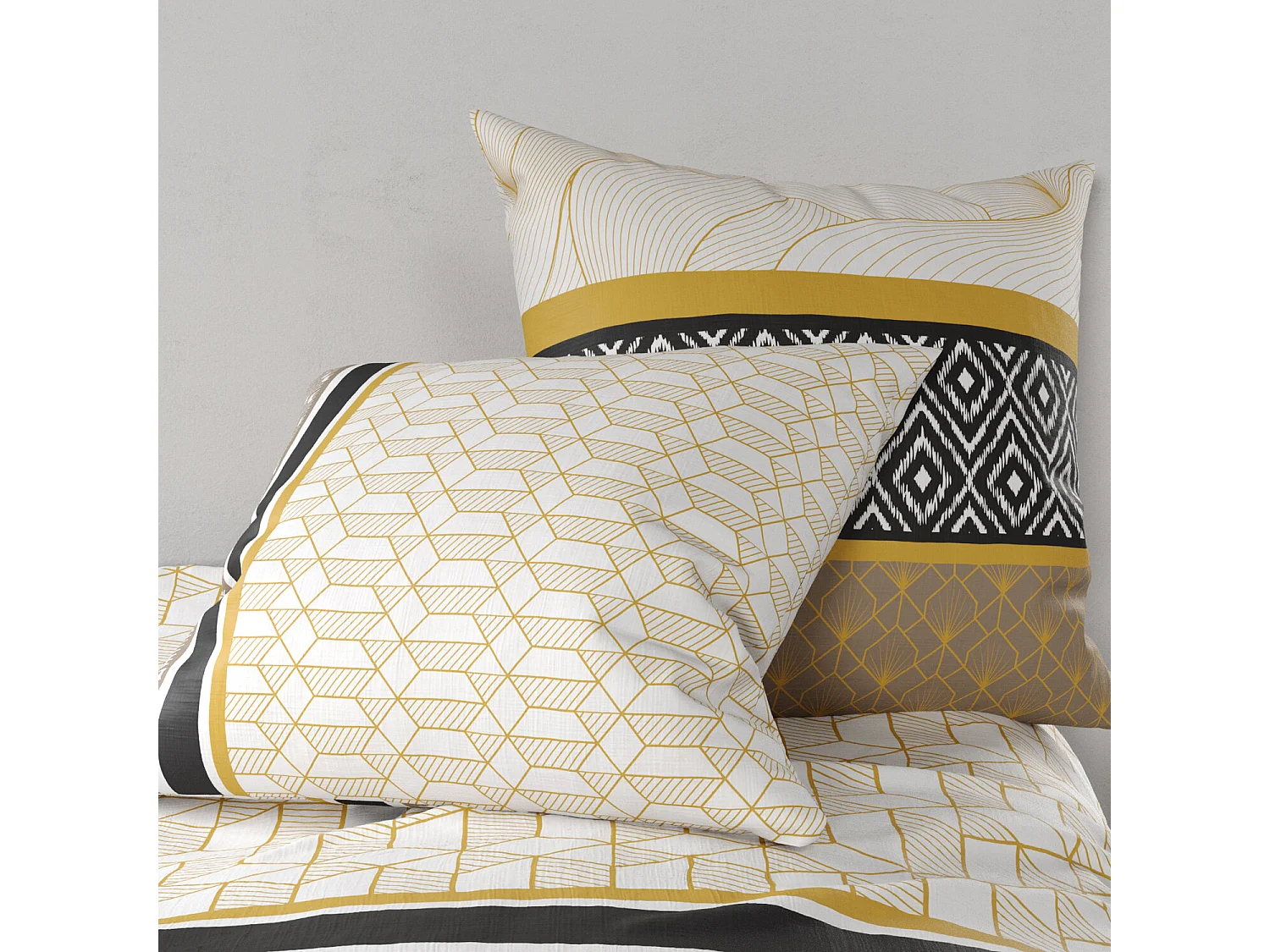 Parure Housse De Couette  Carioca 100% Coton Imprimée