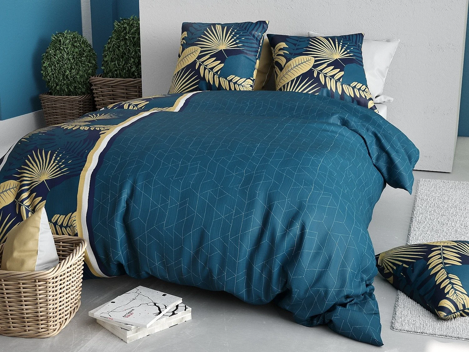 Parure housse de couette TROPEAL Coton 57 fils
