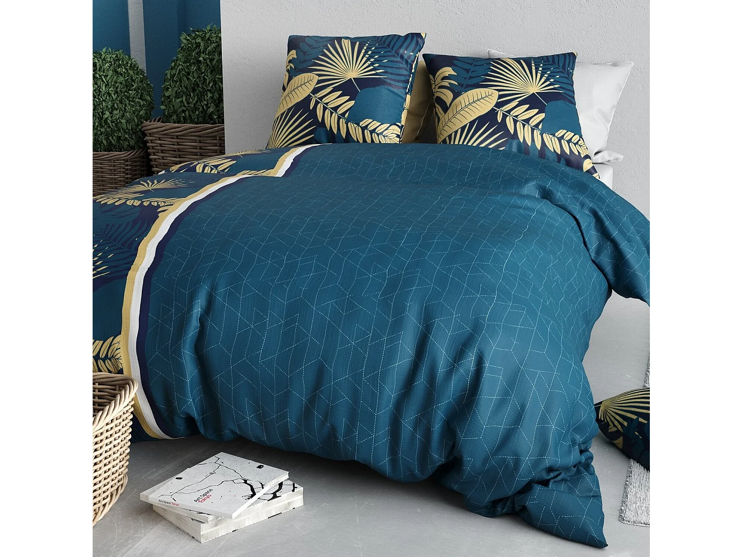 Parure housse de couette TROPEAL Coton 57 fils