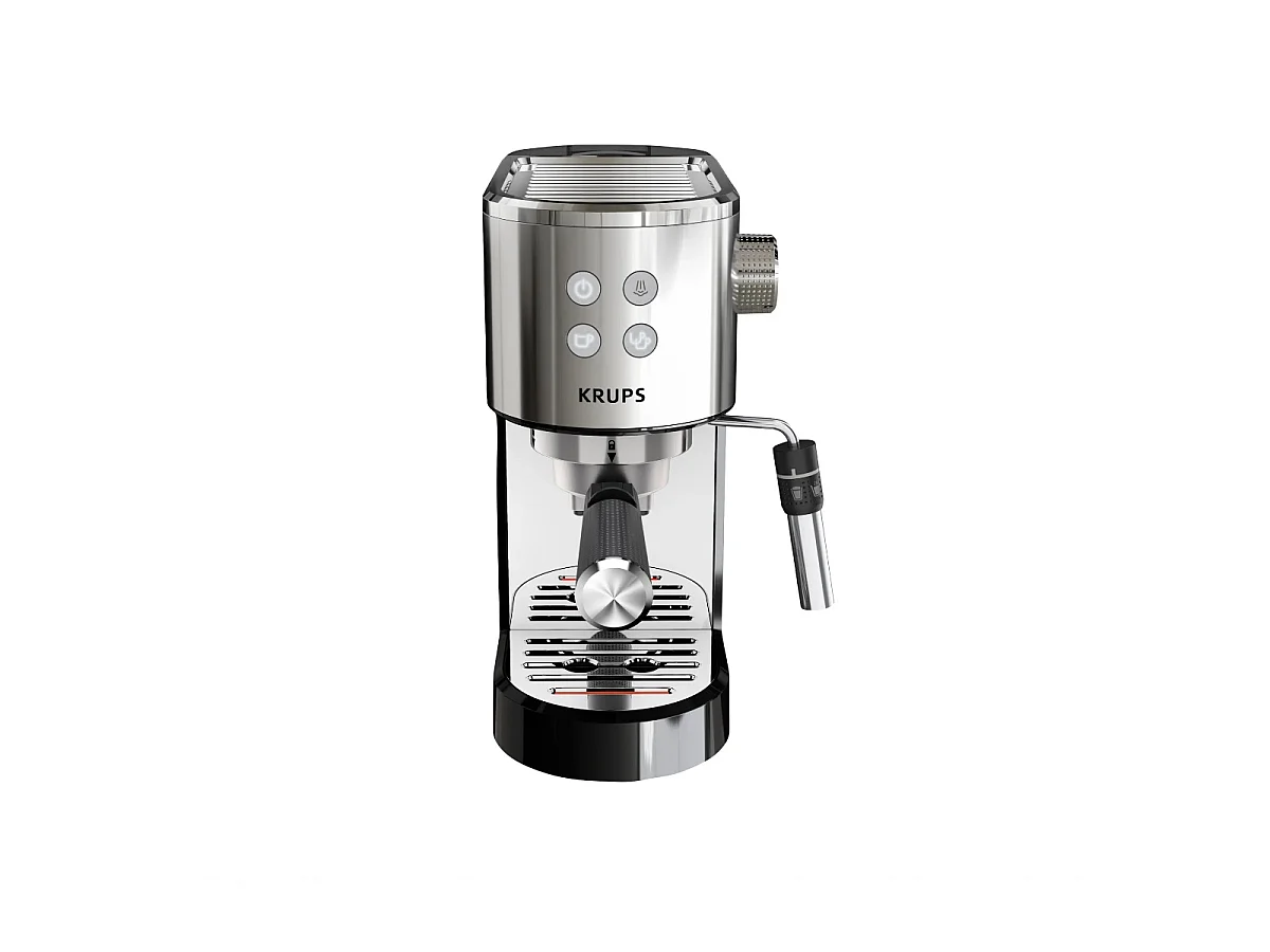 Krups Machine à expresso 15 bars inox/noir - XP444C10