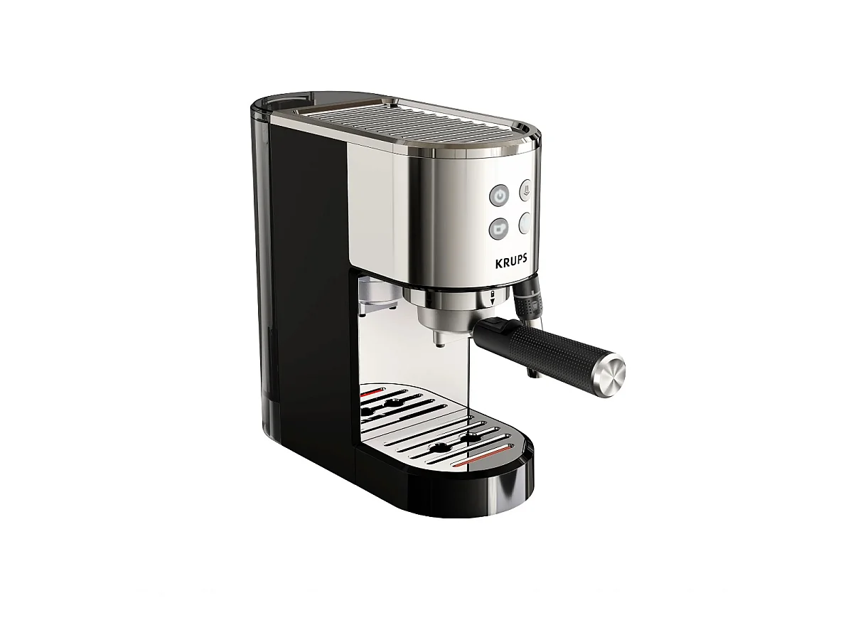 Krups Machine à expresso 15 bars inox/noir - XP444C10