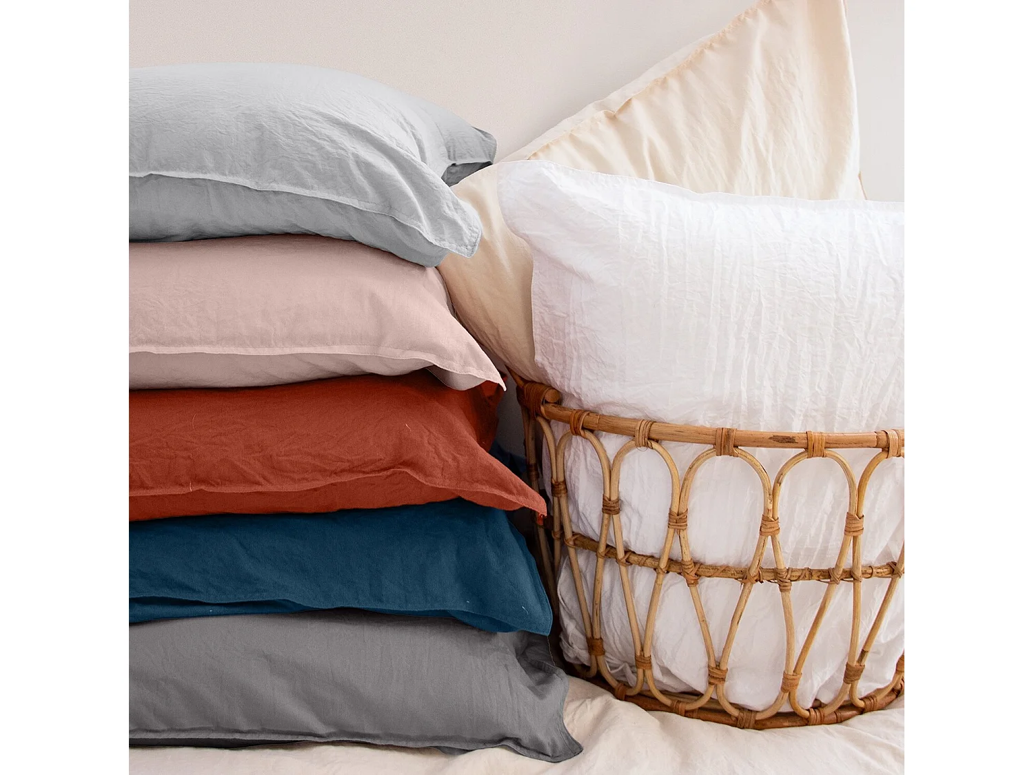 Parure Housse De Couette 100% Polyester Bleu Nuit