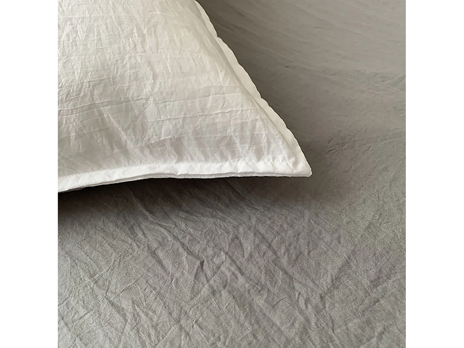 Parure Housse De Couette 100% Polyester Gris Anthracite