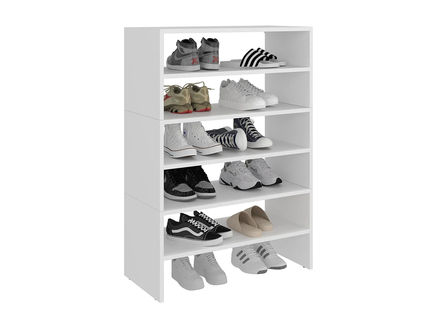 Meuble à Chaussures Berlin avec Étagères Maison Moderne