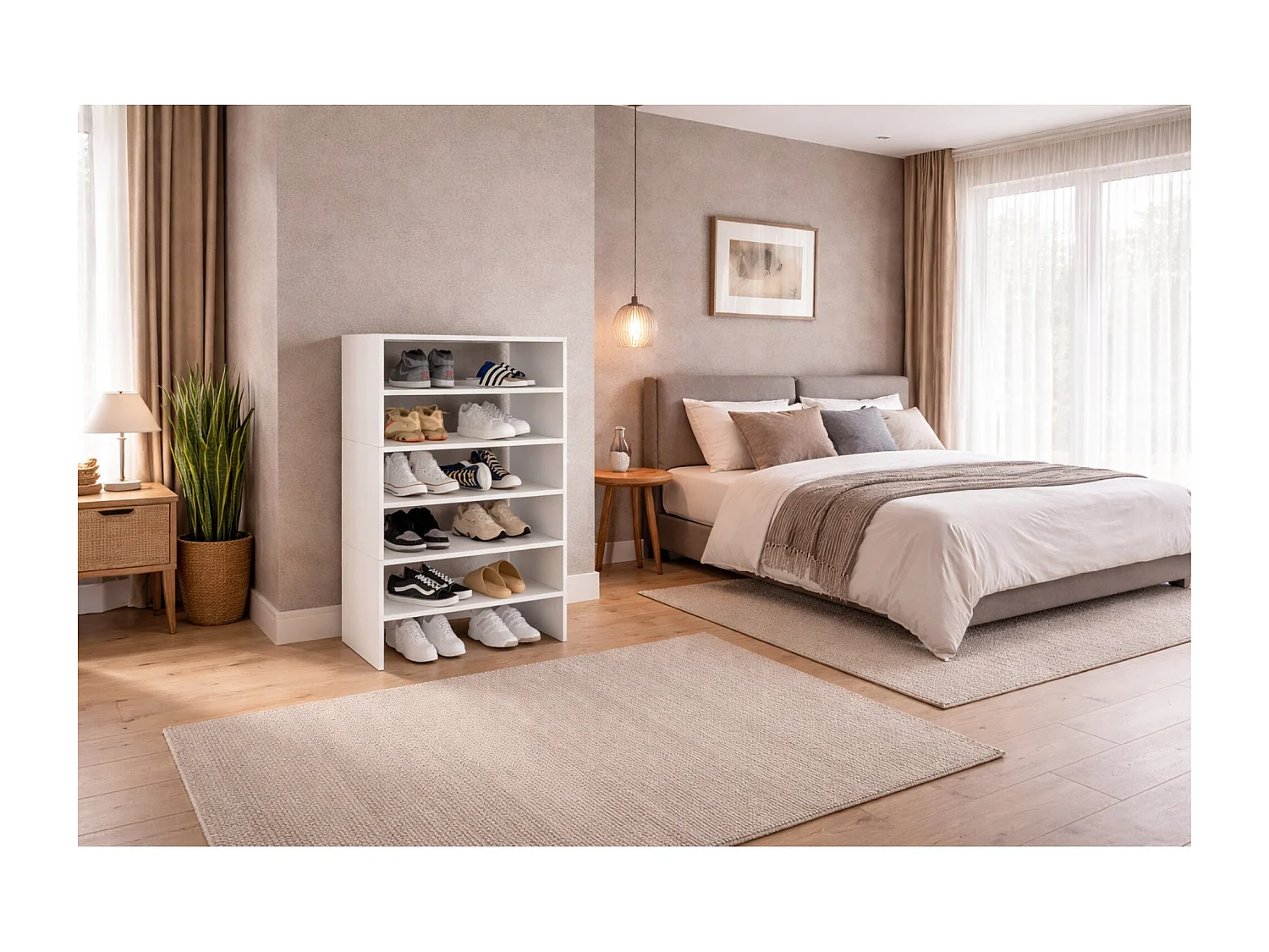 Meuble à Chaussures Berlin avec Étagères Maison Moderne