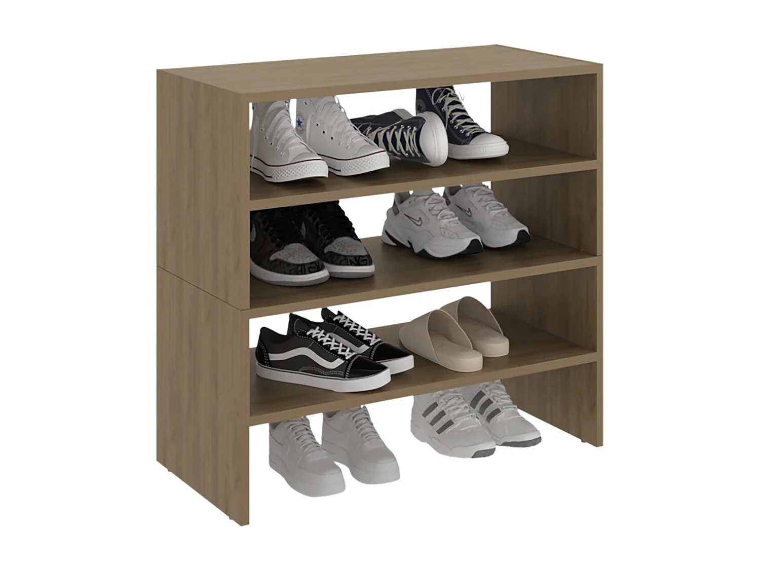 Combo Meuble à Chaussures Amsterdam Organisateur Compact