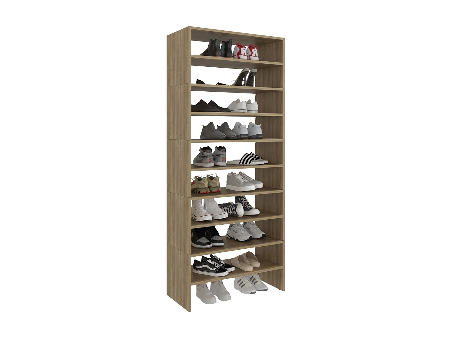 Combo Meuble à Chaussures Amsterdam Organisateur Compact