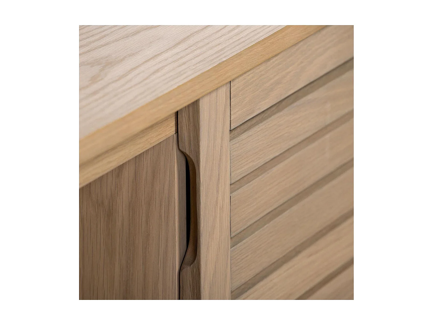 Doppelwaschtisch 120cm Eiche und Chromarmatur TALIX