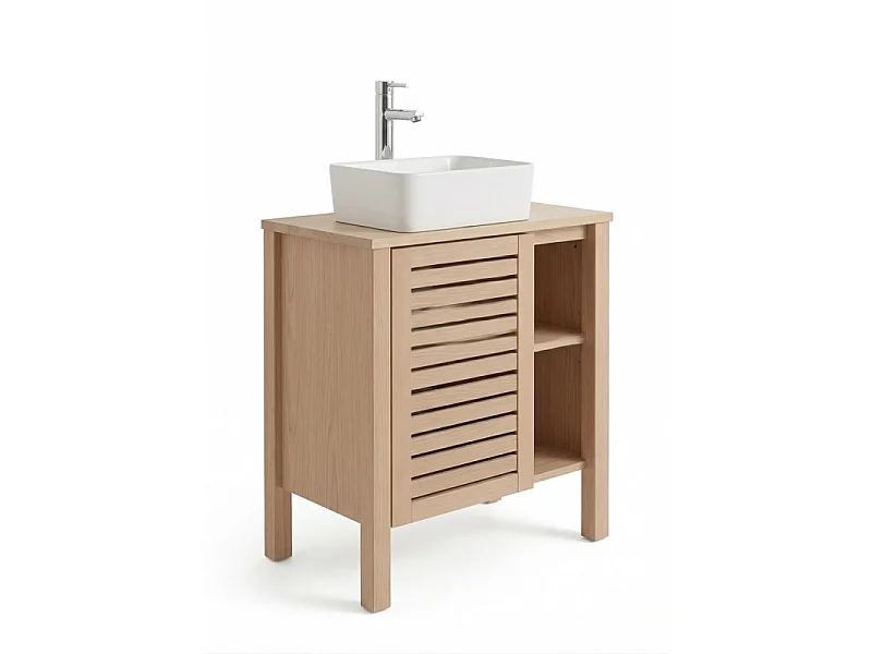 Ensemble vasque 60cm, vasque et robinet inclus TALIX