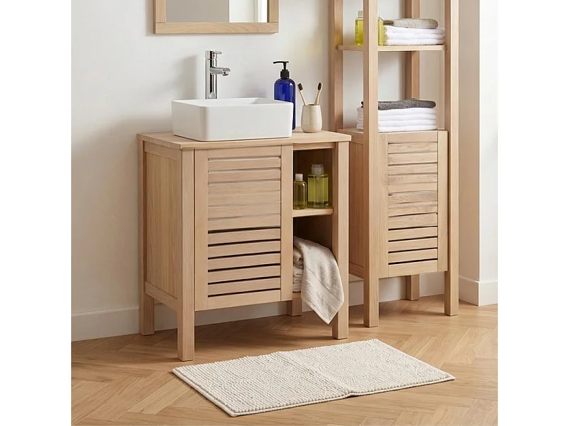 Ensemble vasque 60cm, vasque et robinet inclus TALIX