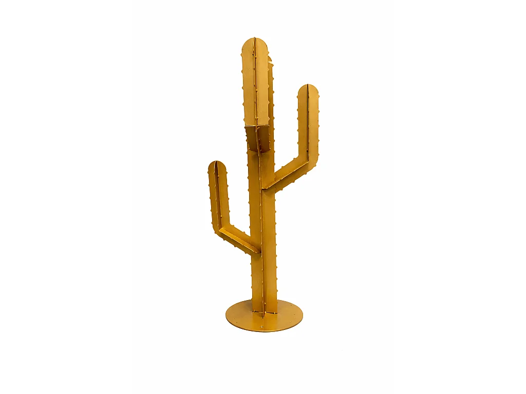 Cactus décoratif extérieur en acier 2 mm - Sculpture design jardin et terrasse
