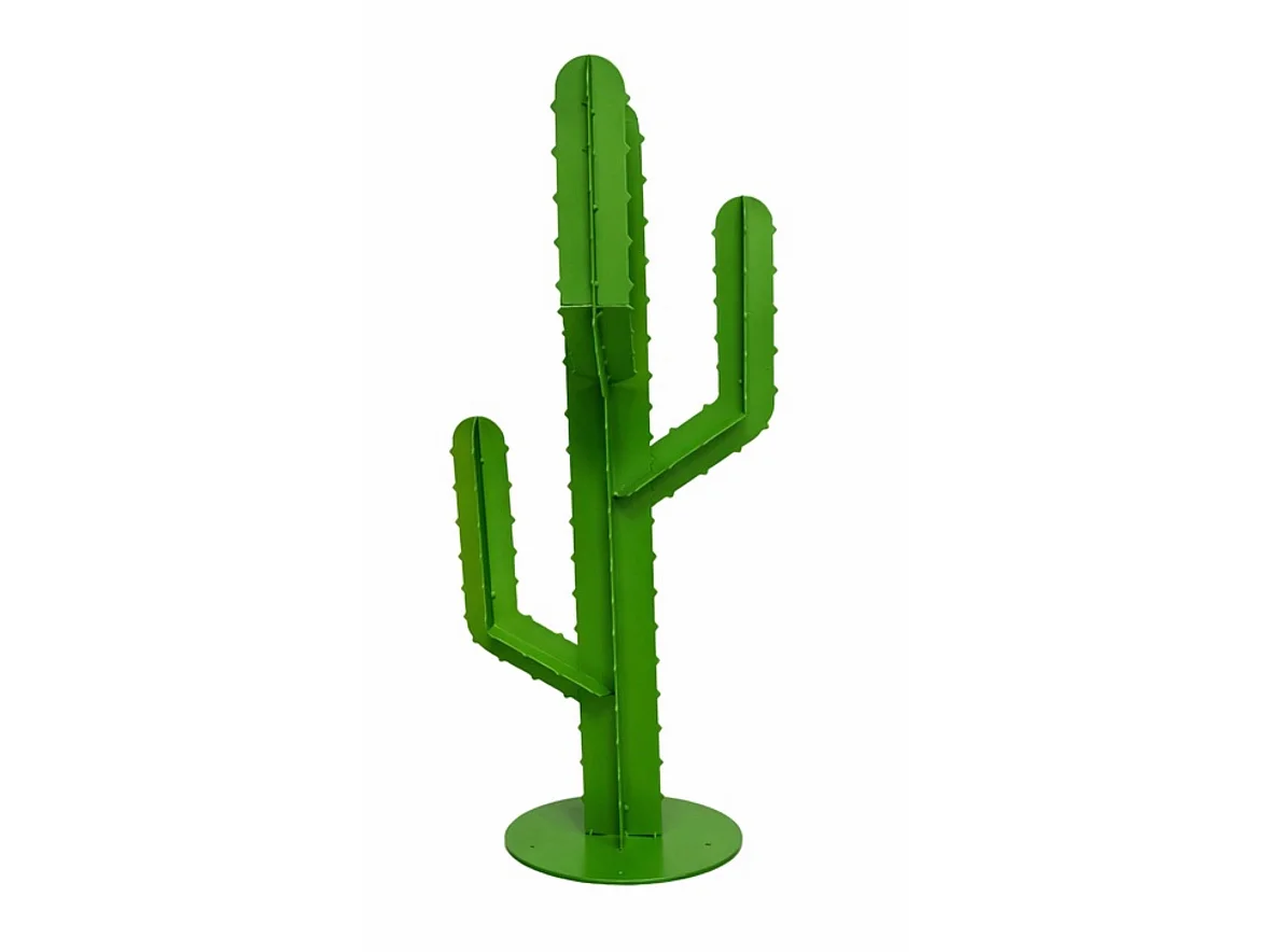 Cactus décoratif extérieur en acier 2 mm - Sculpture design jardin et terrasse