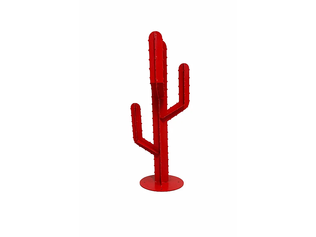 Cactus décoratif extérieur en acier 2 mm - Sculpture design jardin et terrasse