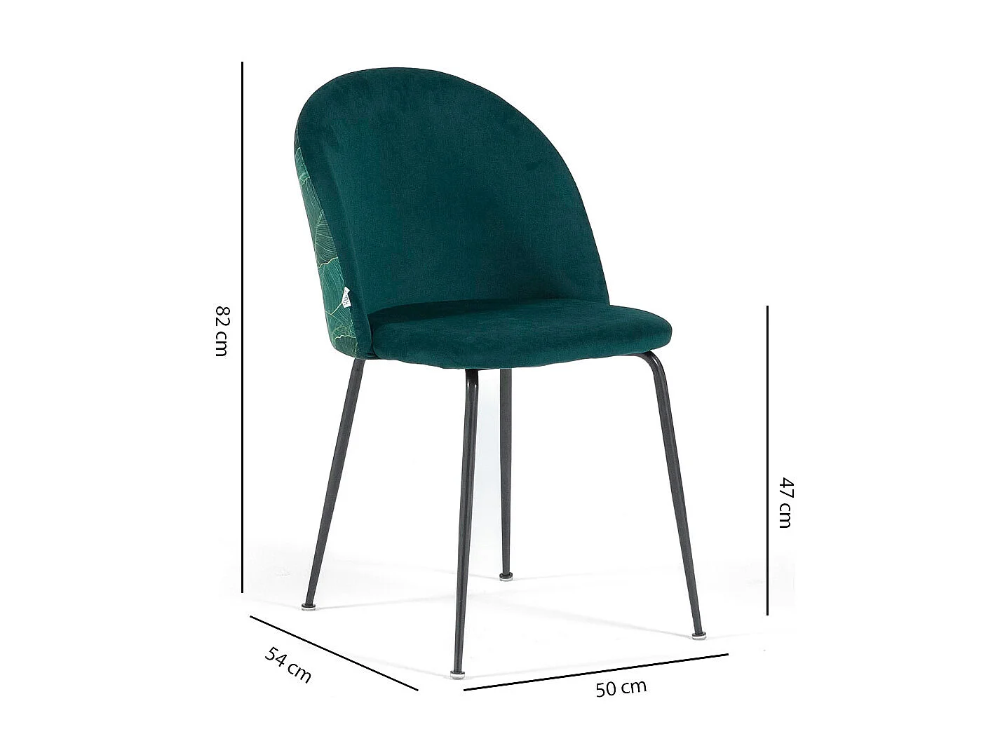 Lot de 2 chaises en velours décoratif d’intérieur, pieds en métal, design élégant pour cuisine, salle à manger, bar ou restaurant – Sara – Taupe/Or