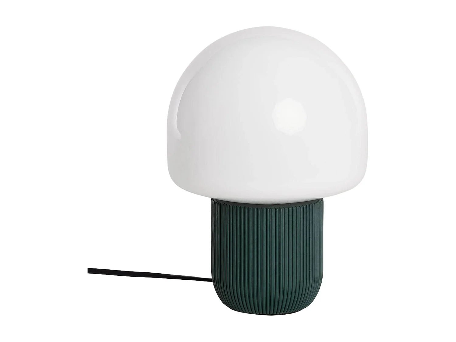 Lampe de table intérieur résine et PVC Ø18cm vert - Sano